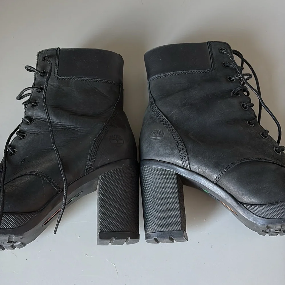 Timberland Camdale Women's Bootie Leather BLACK A1SEF Size 8 - Picture 9 of 12